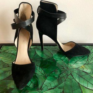 Joe's ankle cuff pointed toe heels - Size 6.5